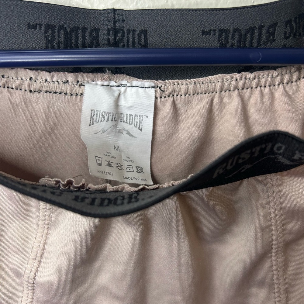 Rustic Ridge Base Layer Pants Color Brown Stretchy Size Medium Outerware - Picture 7 of 10